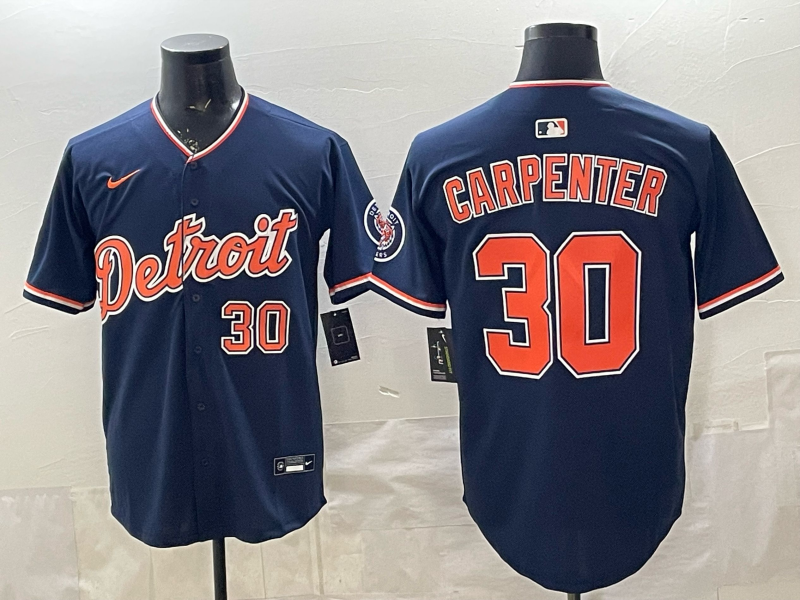 Men Detroit Tigers #30 Carpenter blue  Nike 2026 MLB Jersey 0402001